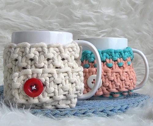 DIY MACRAME CUP HOLDER