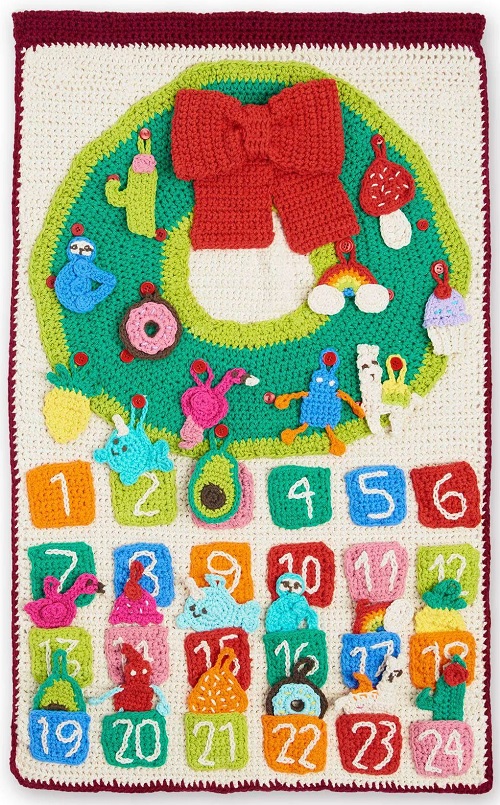 Lily Modern Christmas Crochet Advent Calendar