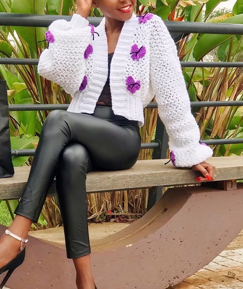 Crochet Butterfly Cardigan
