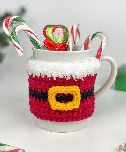 Christmas Mug Cozy Crochet Pattern