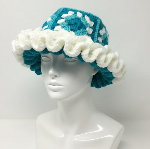 Crochet a Granny Square Bucket Hat