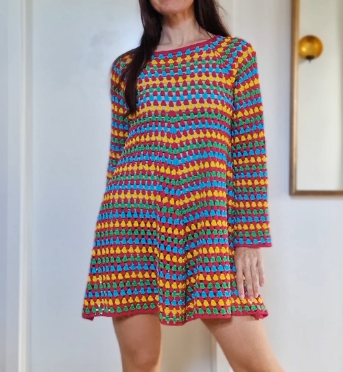 Crochet Tutorial for Granny Groove Dress