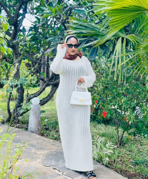 crochet elegant dress