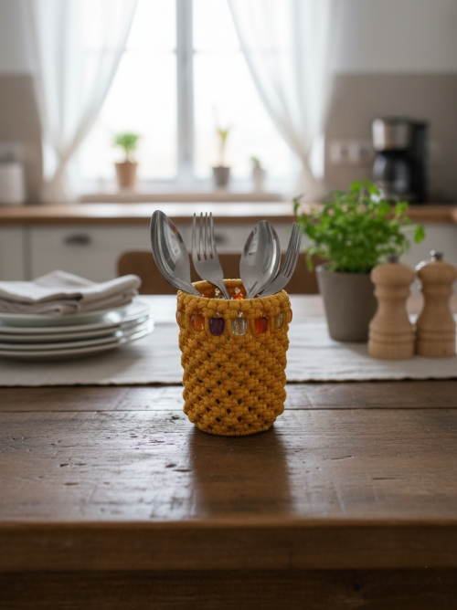 DIY Macrame Spoon Holder