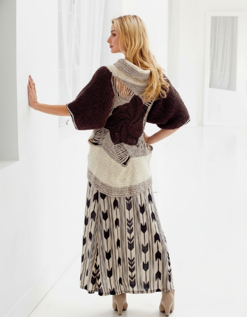 Spiral Sweater Free Crochet Patterns