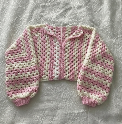 Two-Toned Hexagon Pullover Sweater