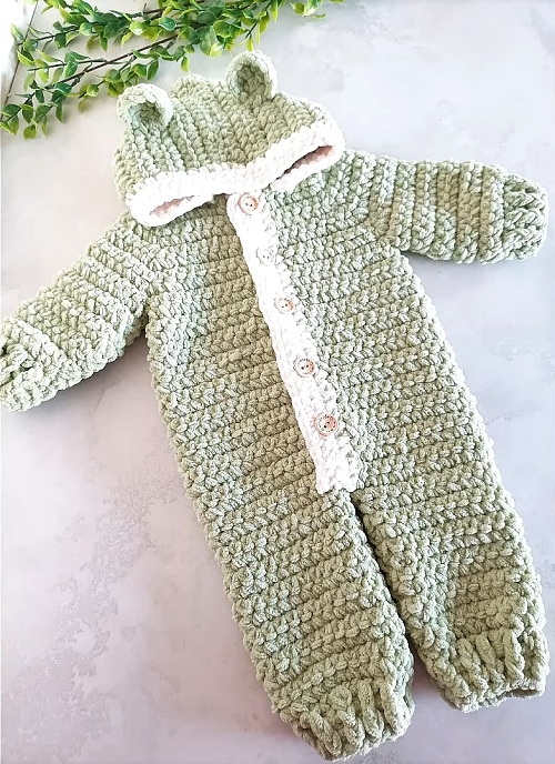 Snowbear snow suit Crochet Tutorial