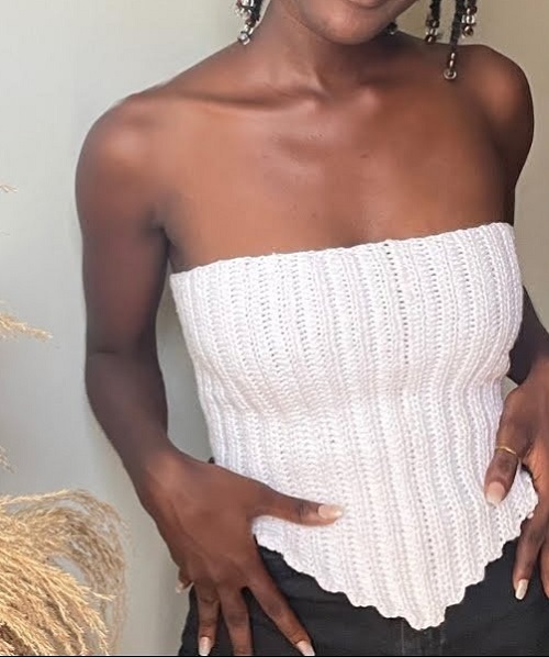 Winter Tube Corset Top Free Crochet Patterns 2