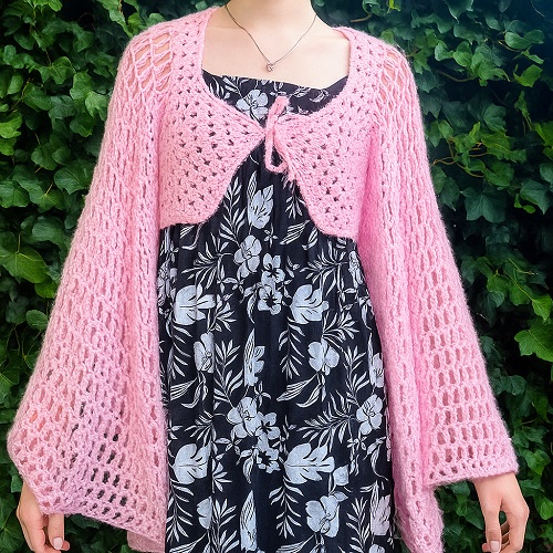 Bell sleeve cardigan