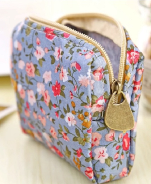 DIY 10 Minutes Coin Zipper Pouch Free Sewing Patterns