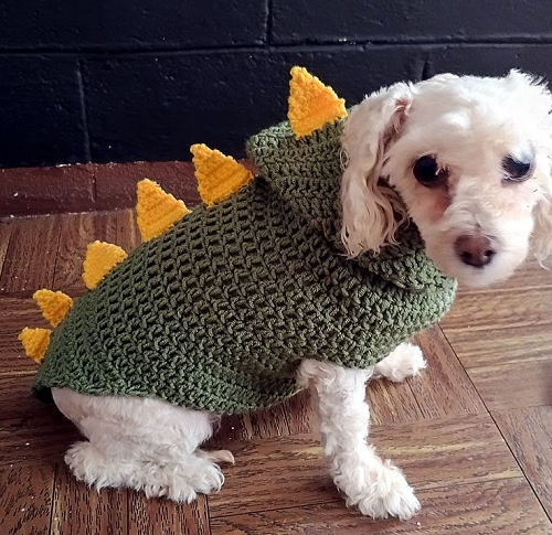 Crochet Dog Hooded Sweater Free Patterns 3