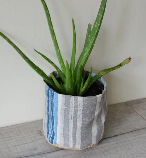 Houseplant Pot Cover Free Sewing Patterns 1