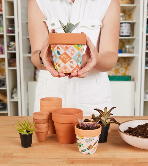 Houseplant Pot Cover Free Sewing Patterns 4