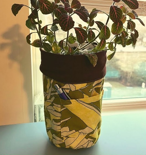 Sew a Fabric Plant Pot Cover