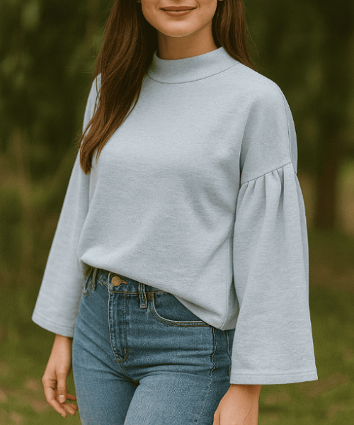 Free Bell Sleeve Sweater Sewing Pattern