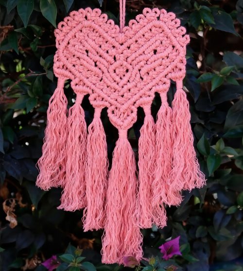 Macrame Valentine's Day Home Decor Free Patterns 9