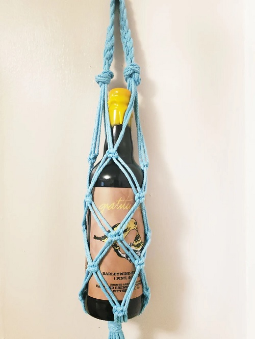 DIY Macrame Wine Bottle Holder