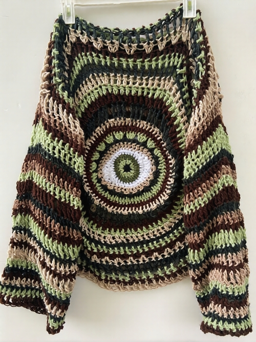 Eye Sweater Free Crochet Patterns 2