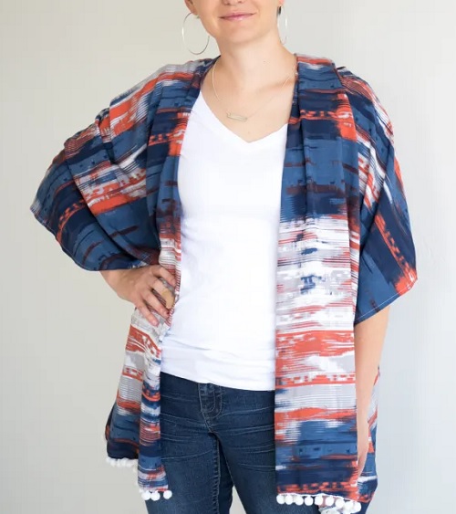 Easy Kimono Cardigan Tutorial