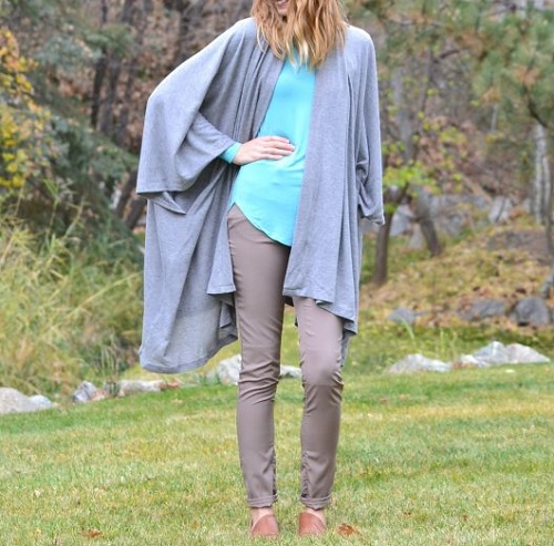 Free Draped Cardigan Sewing Pattern