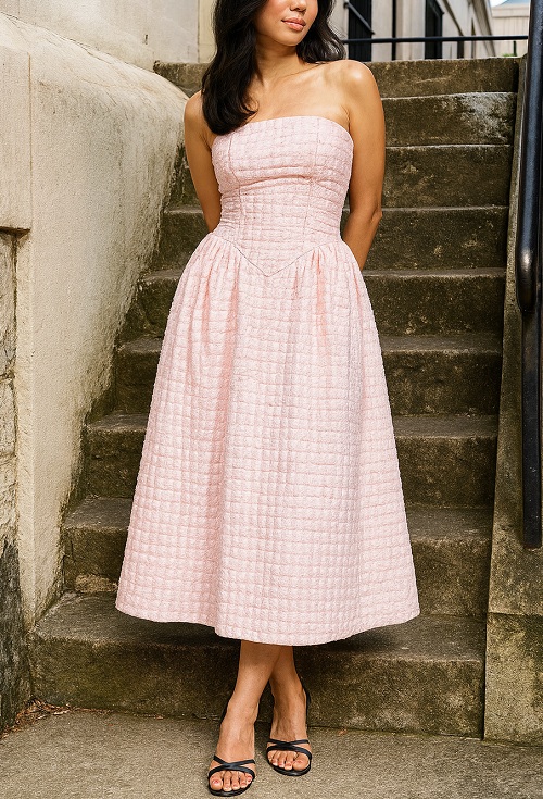 making a drop waist corset style dress