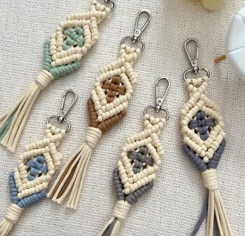 Macrame Cross Keychain | Easter Special | EASY DIY Macrame Tutorial