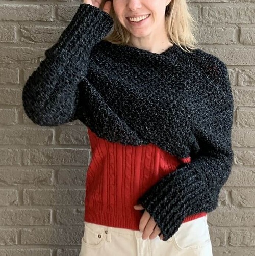 Crochet Sweater Scarf