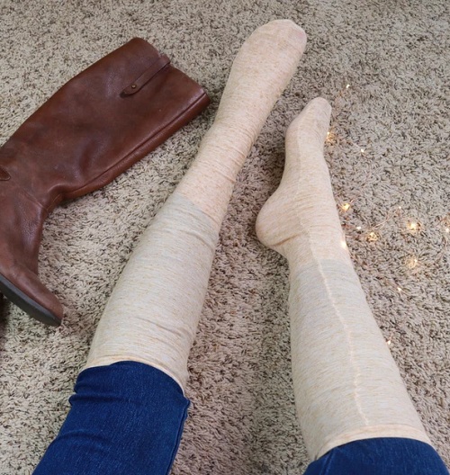 The Kelsey Boot Sock PDF Sewing Pattern