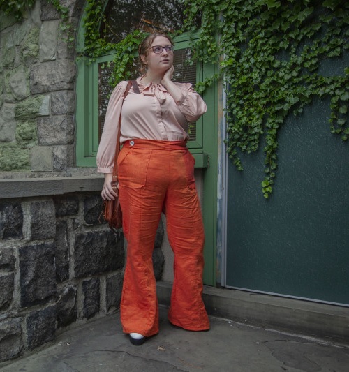 winter bell bottom pants free sewing patterns