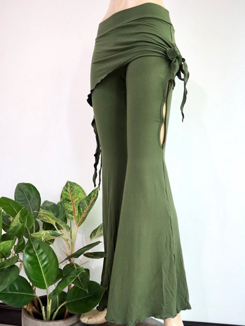 Wide Flare Lace Bell Bottoms