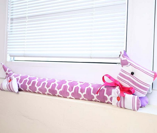 DIY Draft Stopper for Doors or Windows – 2 Ways