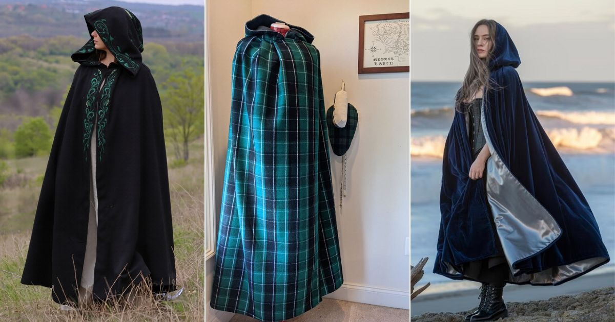 6 Hooded Cloak Free Sewing Patterns - Hello Lidy