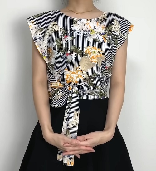 Summer Wrap Top Free Sewing Patterns 2