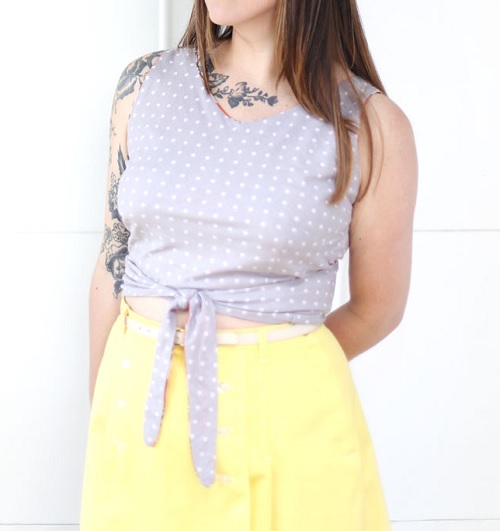 Summer Wrap Top Free Sewing Patterns 5