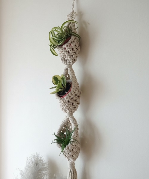 Tiered Macrame Plant Hanger Free Patterns 1a