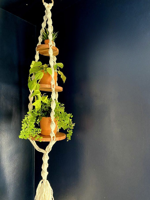 Tiered Macrame Plant Hanger Free Patterns 2