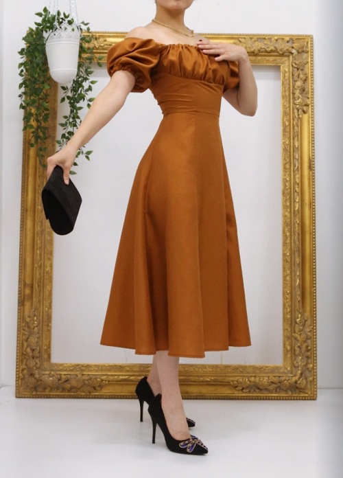 THE ANTHEA MILKMAID DRESS – FREE SEWING PATTERN