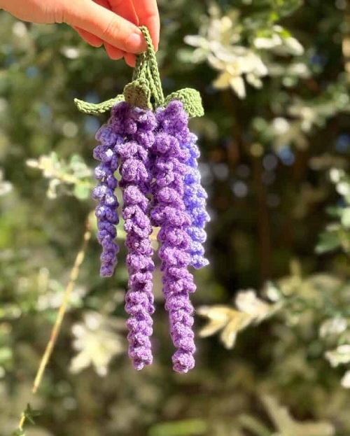 Crochet Wisteria Pattern – How to Make Stunning Hanging Flowers