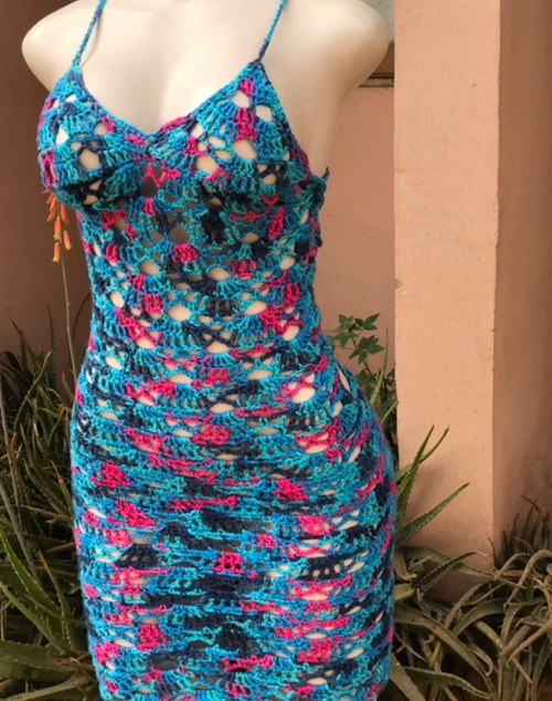 Crochet Shell Stitches Dress Free Patterns 1