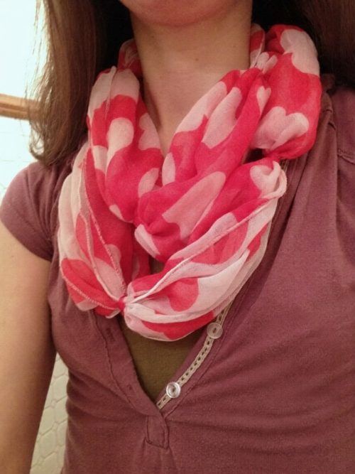 Valentine's Day Scarf Free Sewing Patterns 2