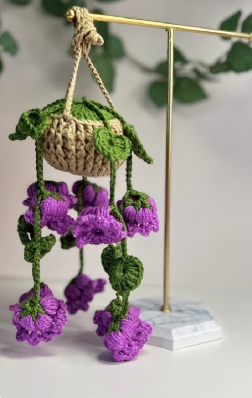 How to: Crochet Bells or Lily of the Valley Flower (from Crochet Lily of the Valley Plant pattern)