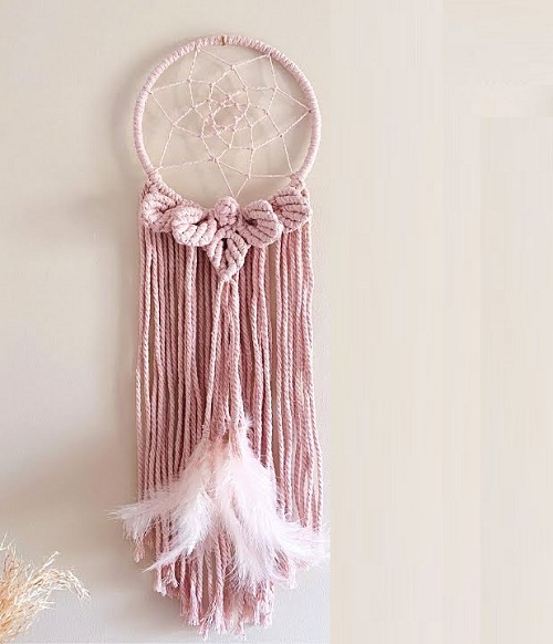 How to DIY a Beautiful Macrame Dreamcatcher | New Knotting Technique