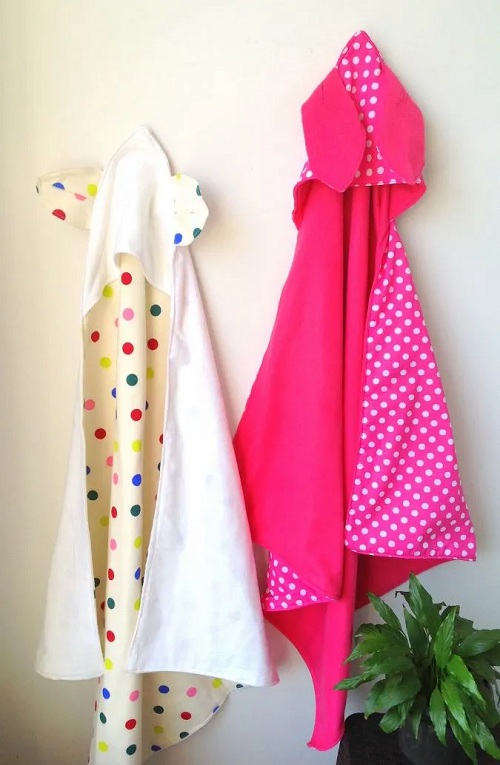 Sew Baby Blanket with Animal Ears