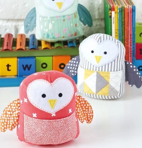 How to make owl softies – free owl sewing pattern