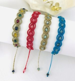 8 Micro Macrame Bracelet Free Patterns - Hello Lidy