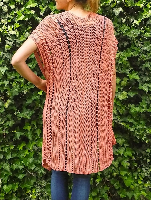 Ariel Boho Crochet Summer Cardigan Pattern