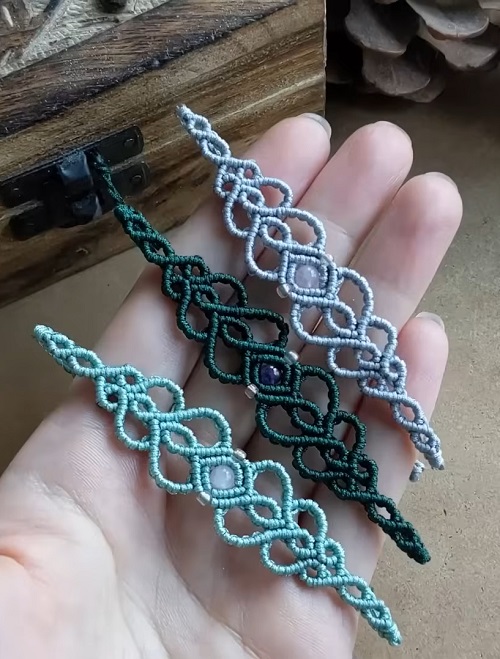 Micro Macrame Elven Bracelet Tutorial