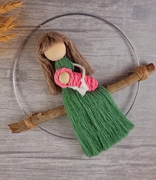 Perfect gift for mother, baby shower, Mothers day ❤️ Macrame Newborn baby tutorial