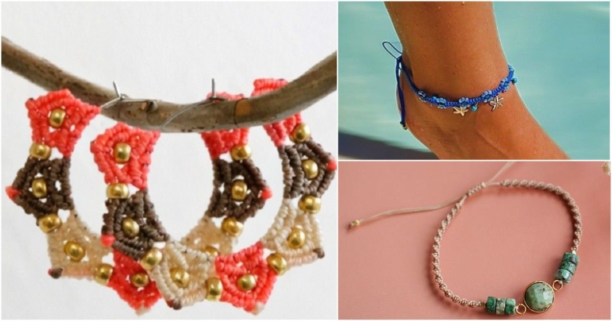Micro Macrame Patterns Free 10 Micro Macrame Jewelry Free Patterns - Hello Lidy