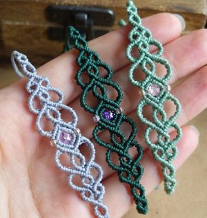 10 Micro Macrame Jewelry Free Patterns - Hello Lidy